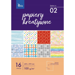 Blok kreatywny zeszyt papierów TETIS A3 16k 100g. KB031-02-9ceee0d6446b7da96e47c6cc22ac6e6f