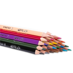 Kredki ołówkowe DELI COLORUN trójkątne 24 kolory EC00320-b5a50efb73c4083d459ac9ca5171118a
